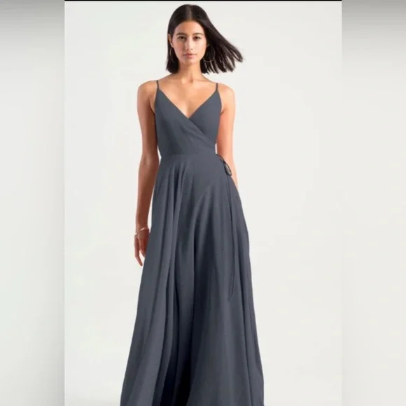 Jenny Yoo | Dresses | Nwt Jenny Yoo James Luxe Chiffon Dress In Storm |  Poshmark